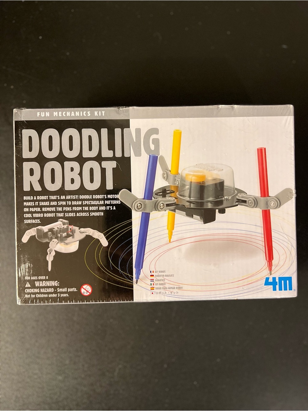 Doodling Robot 4M DIY Science Engineering Robotics Kit New Sealed